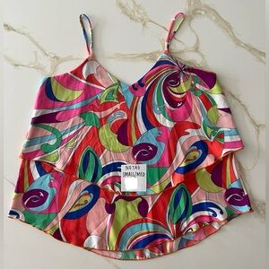 S/M cropped tank for sale. Good condition.